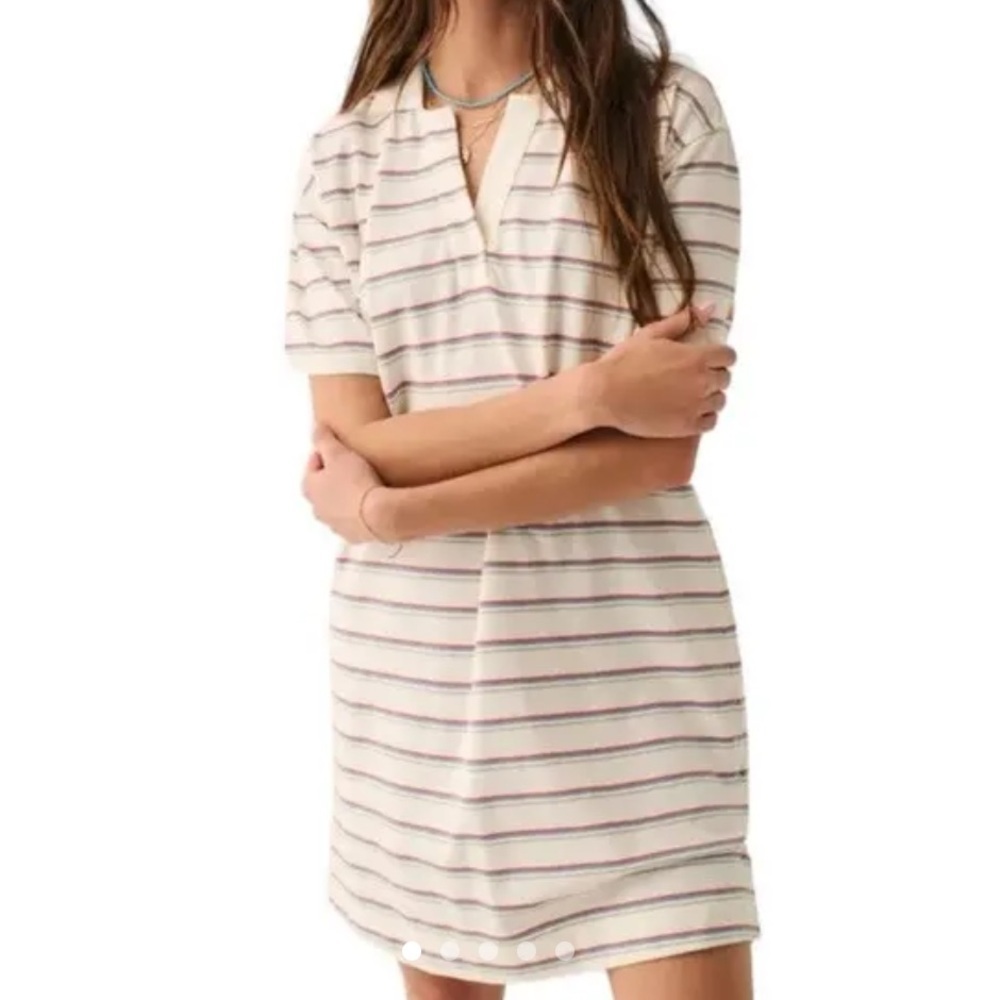 Faherty Sunwashed Pique Polo Dress